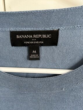 Banana Republic Light Blue Crewneck Sweater